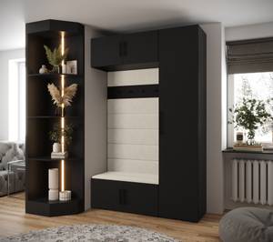 Garderobe Inova 3 Z19 Schwarz - Weiß - Schwarz