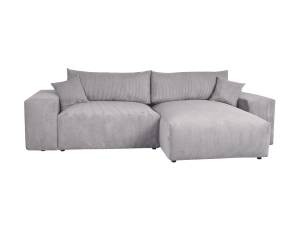 Sofa LUMIO Grau - Textil - 175 x 80 x 310 cm