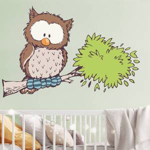 Wandtattoo - NICI - Oscar Owl - auf Ast 130 x 80 cm