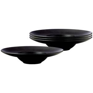 Pasta Suppenteller Caviar Black 4er Set Anzahl Teile im Set: 4