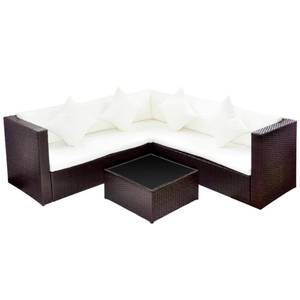 Ensemble de mobilier de jardin Marron - Polyrotin - 56 x 30 x 56 cm