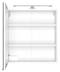 Waschtisch-Set Davos 90cm Weiß - Holzwerkstoff - 90 x 180 x 47 cm