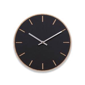 Horloge murale 32404 Noir - Argenté