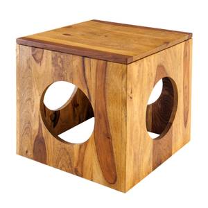 Beistelltisch CUBUS Braun - Massivholz - 40 x 40 x 40 cm