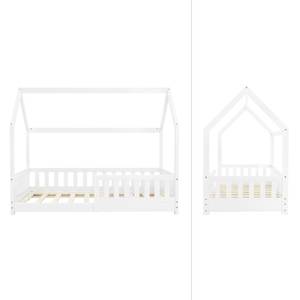 Kinderbett 160x80cm Weiß Weiß