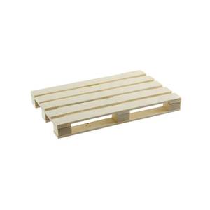 Dessous de verre 4 palettes en bois Beige - Bois manufacturé - 13 x 7 x 8 cm