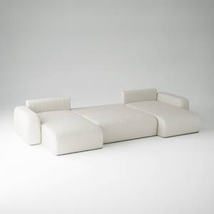 Ecksofa Eckcouch Sassari U Creme