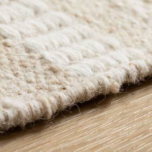 Handwebteppich Habo Schmale Streifen Beige - 70 x 140 cm