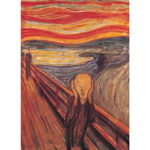 Puzzle Edvard Munch Der Schrei Papier - 26 x 6 x 36 cm