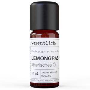 Lemongras 10ml - ätherisches Öl Glas - 3 x 8 x 3 cm