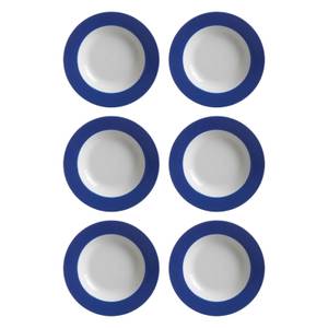 Suppenteller Doppio 6er Set Blau