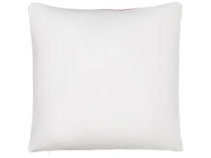 Coussin décoratif ROBBIE Rouge - Blanc - Textile - 45 x 10 x 45 cm