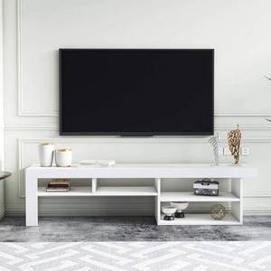 TV-Schrank Reeta weiß Weiß - Holzwerkstoff - 162 x 40 x 39 cm
