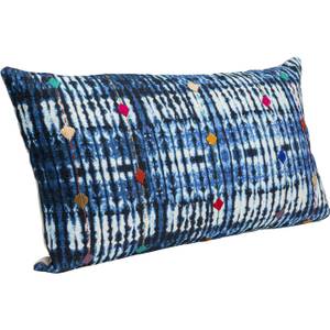 Coussin Desna Bleu - Textile - 60 x 36 x 2 cm