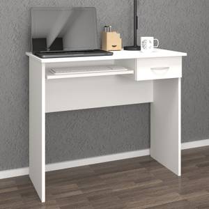 Schreibtisch Arusa Weiß - Holzwerkstoff - 85 x 75 x 50 cm