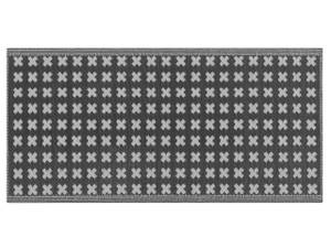 Tapis d'extérieur ROHTAK Noir - Blanc