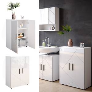 Armoire Irma blanc brillant Blanc brillant