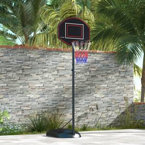 Basketballständer A61-058V00BK Schwarz - Metall - 60 x 282 x 84 cm