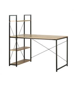 Bureau Indus Beige - Bois manufacturé - 60 x 120 x 120 cm