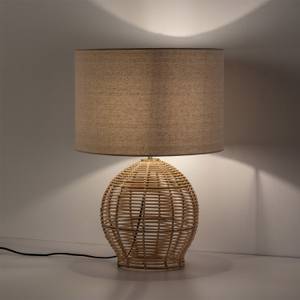 Tischlampen Miki Beige - Rattan - 42 x 61 x 42 cm