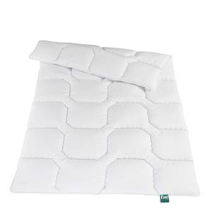 Bettdecke Kansas Weiß - Textil - 135 x 1 x 200 cm