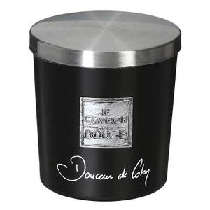 Duftkerze Douceur de coton, 130 g Schwarz - Glas - 7 x 8 x 7 cm
