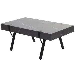 Couchtisch L54 Grau - Holzwerkstoff - Metall - Holzart/Dekor - Holz teilmassiv - 110 x 43 x 60 cm