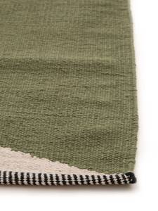 Tapis en coton Lenny Vert - 60 x 100 cm