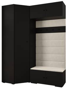 Garderobe Inova 2 Z21 Schwarz - Weiß - Schwarz