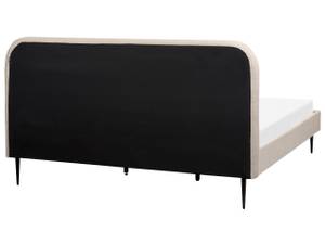 Doppelbett FLAYAT Beige - Schwarz - Creme - Breite: 193 cm