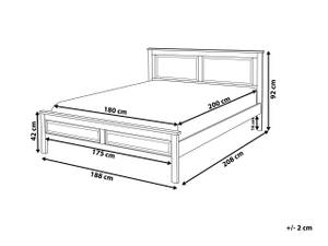 Doppelbett OLIVET Breite: 188 cm