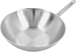 Wok-Pfanne Apollo 7 Silber - Metall - 2 x 11 x 26 cm