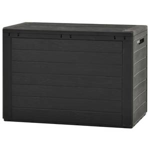 Aufbewahrungsbox Grau - Kunststoff - Polyrattan - 78 x 55 x 78 cm