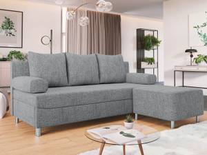 Schlafsofa Dover mit Polsterhocker Grau