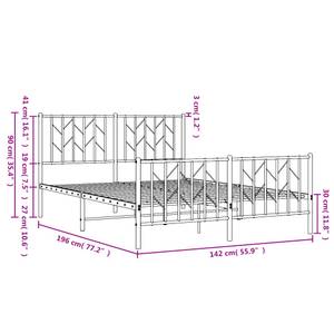 Bettgestell 3032739-4 142 x 196 cm