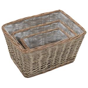 Hochbeet (3-teilig) 246834 Braun - Naturfaser - Holzart/Dekor - 32 x 23 x 45 cm