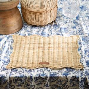 Benoa Platzdeckchen Braun - Rattan - Holzart/Dekor - 35 x 1 x 45 cm