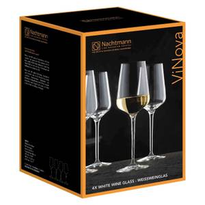 Weißweingläser ViNova 4er Set Glas - 8 x 24 x 8 cm