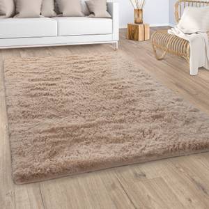 Hochflor-Teppich Silky 591 Beige - 140 x 200 cm