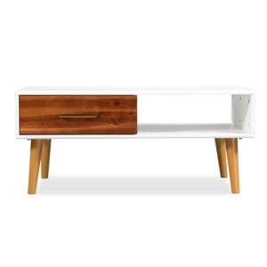 Couchtisch D510 Braun - Massivholz - 50 x 40 x 90 cm