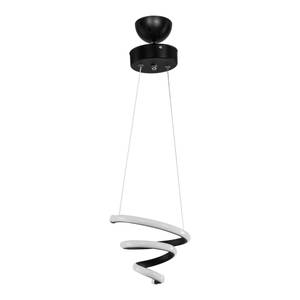 Suspension Dewsbury LED noir / blanc Blanc - Métal - 15 x 60 x 15 cm