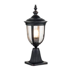 Cleveland Lampe sur pied Marron - Verre - Métal - 19 x 47 x 19 cm