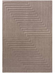 Wollteppich Aaron Grau - Naturfaser - 160 x 1 x 230 cm