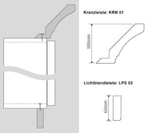 Küchenzeile PRATO A1 (Vollauszug) Braun - Grau - Holzwerkstoff - 345 x 217 x 200 cm