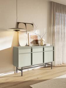 Sideboard mit Metallgestell Evo Grün - Salbei