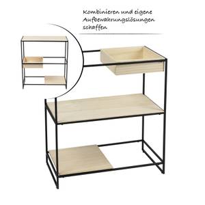 Dekoregal Trofast Schwarz - Holz teilmassiv - 30 x 70 x 62 cm