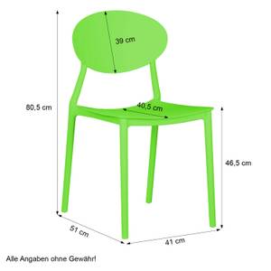 Gartenstuhl 4er Set 2451 Grün