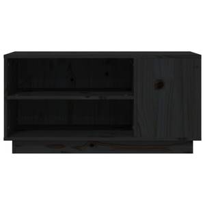 TV-Schrank D513 Schwarz - Massivholz - 35 x 41 x 80 cm