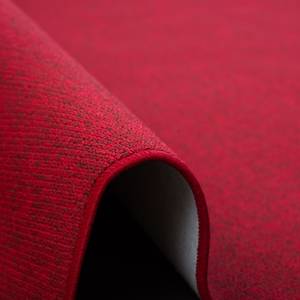 Feinschlingen Velour Teppich Strong Rot - 100 x 400 cm