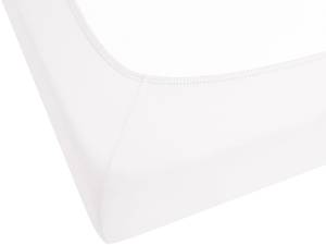 Drap housse JANBU Blanc - Largeur : 180 cm